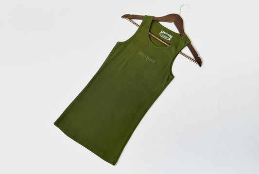 Green Power Compression Ribbed Vest